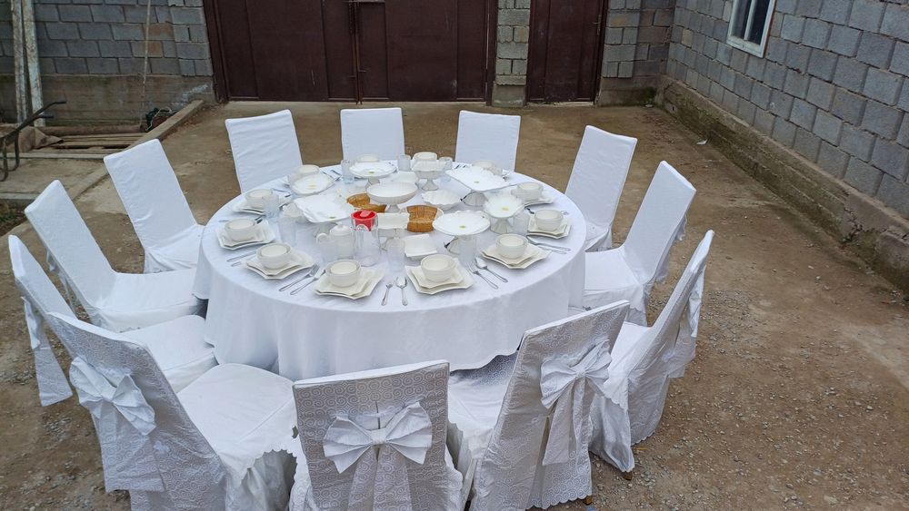 Аренда стол стулья посуда