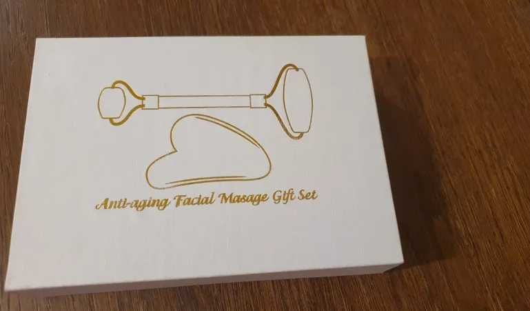 Премиум сет за лице “Anti‑Aging Facial Massage” – Ролер и Гуа Ша