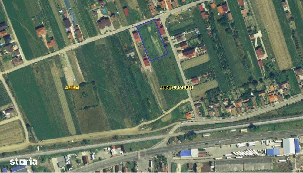 Teren intravilan în Sighisoara - Albești, jud. Mureș