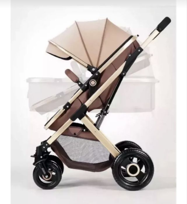 Коляска трансформер Belecoo Ha321, цвет черный