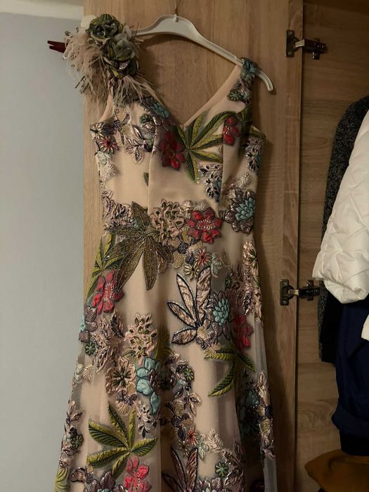 Rochie de ocazie Moda Aliss mărimea M – model deosebit floral