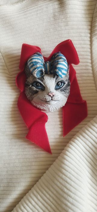 Брошка Кошка Руби