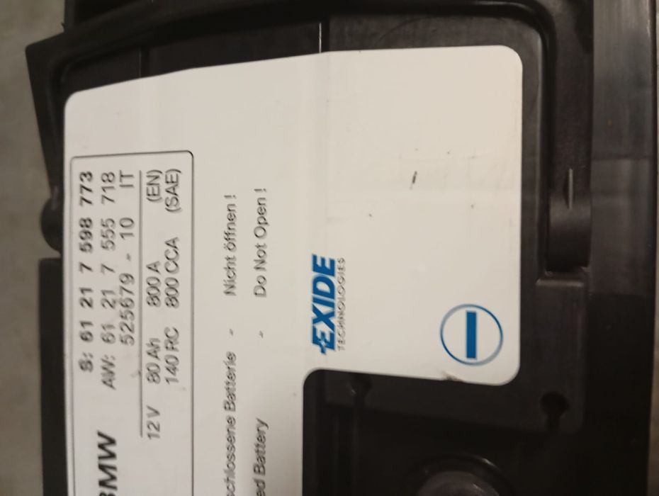 Baterie BMW 80 amperi Agm cu start stop