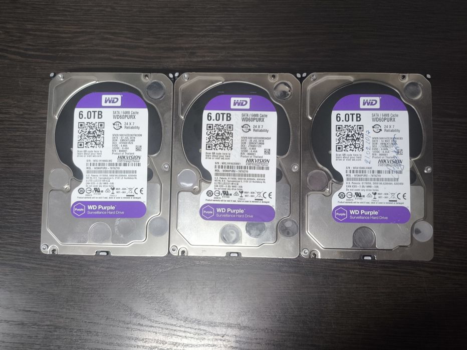 WD Purple Hikvision 6Tb
