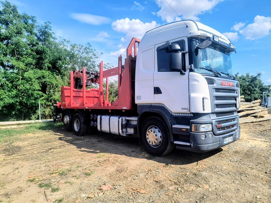 Scania 6x2  cu macara Epsilon Q170