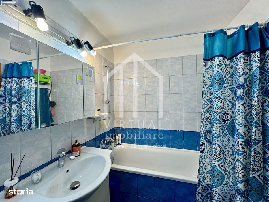 Apartament cu 2 camere, 44mp utili + 2 balcoane, boxa  - Zona Centrala