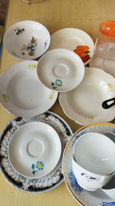 Чистая посуда для дачи