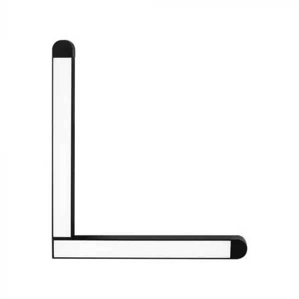 LED 25W Магнитно тяло Ъгъл за Релса Открит Монтаж V-tac Slim L форма