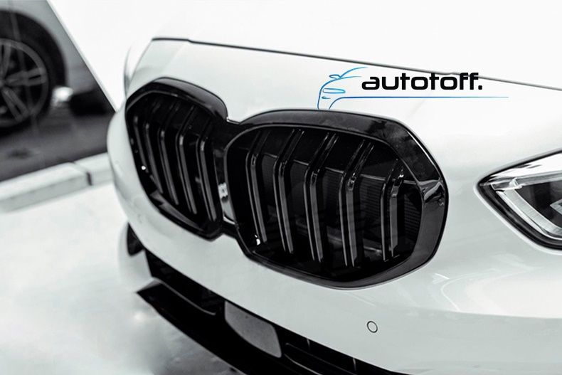 Grile duble BMW F40 F41 Seria 1 (2020+) Negru lucios