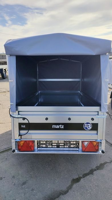 remorca usoara Martz HIT 200 cu MMA 750kg, se conduce cu permis B