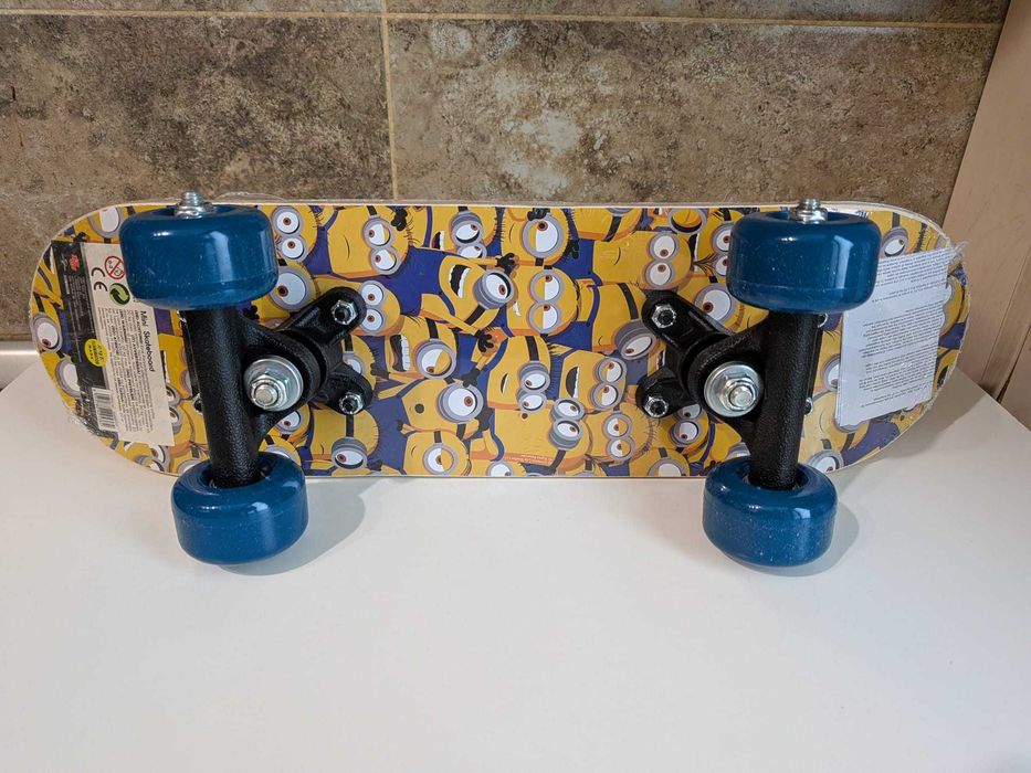 NOU Mini Skateboard JoyToy Minions, lemn, 43x12x8cm