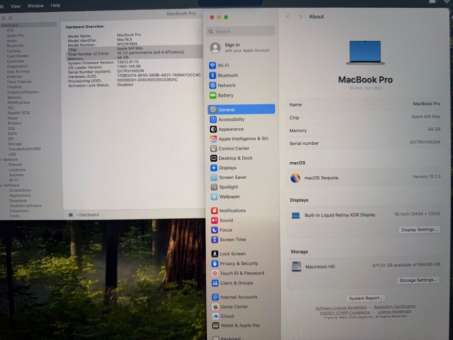 MacBook Pro 16" M4 MAX 16-CPU, 40-GPU, 48GB RAM, 1TB SSD/В ГАРАНЦИЯ