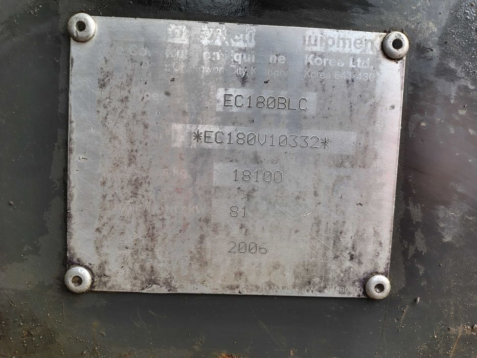 Excavator Volvo EC180BLC