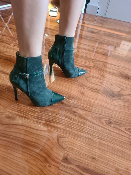 ботильоны замшевые 36р