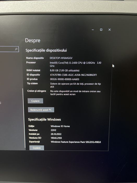 Calculator complet cu două monitoare si periferice, ideal pentru birou și școală
