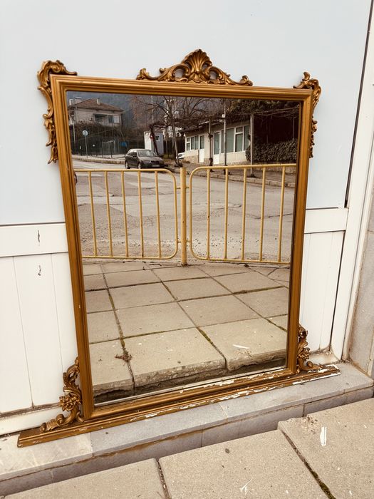 Голямо винтидж огледало в нео-бароков стил