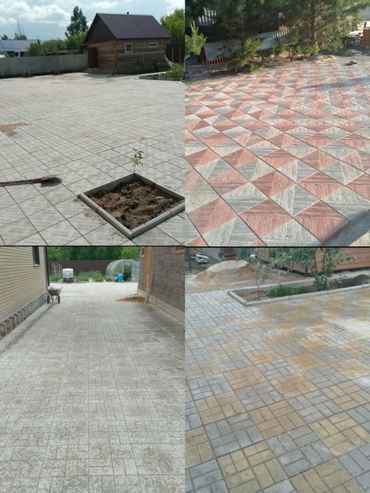 Укладка брусчатки