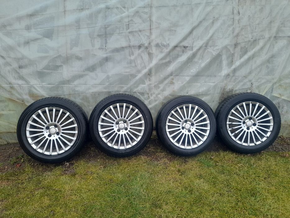 Vând 4 jante din aliaj pentru OPEL cu anvelope