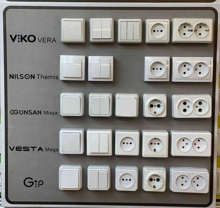 Viko By Panasonic Rozetka Vikluchatellari | Розетки-выключатели