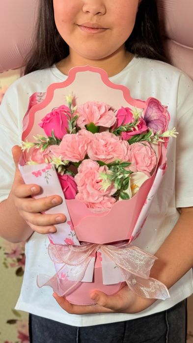 Мыльные букеты из роз