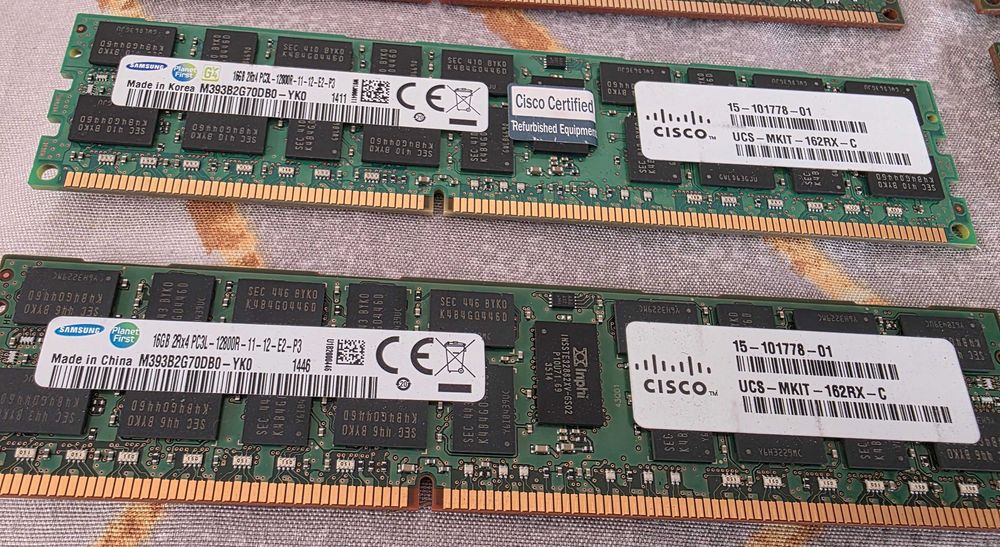 DDR3 16GB RDIMM ECC REG, 1600MHz, Samsung