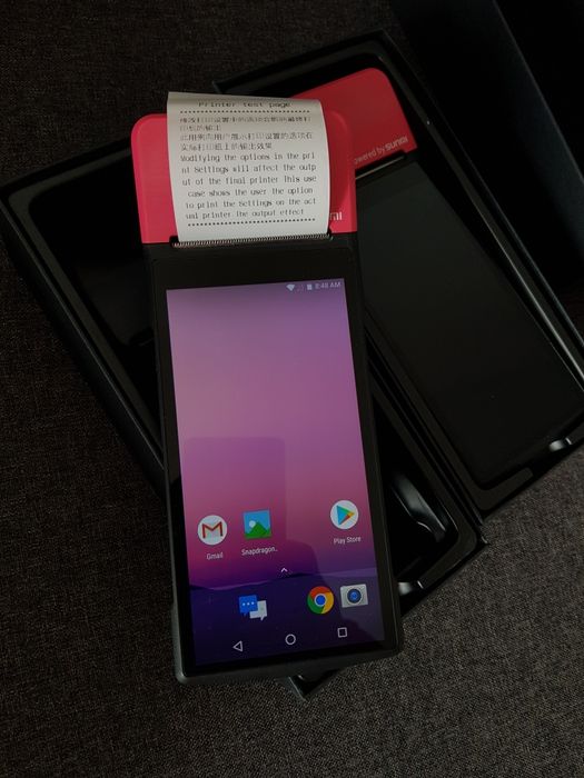 Casa marcat Pos wireless Sunmi cu sim 4g casa marcat