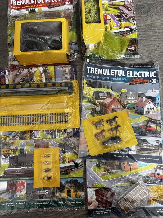 Trenulețul Electric Eaglemoss revista + accesorii, nr 1-116 sigilate