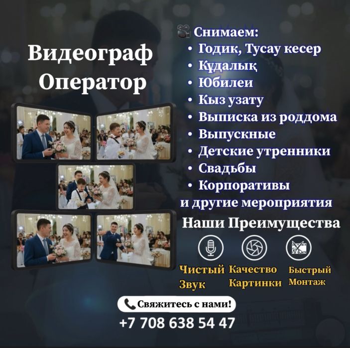 Видеограф Оператор Услуги видеографа Видеосъёмка Видеосьемка