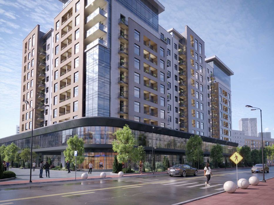 ЖК "Zilan Residence". 1-комнатная, 48.1 м², Махтумкули, Texno park