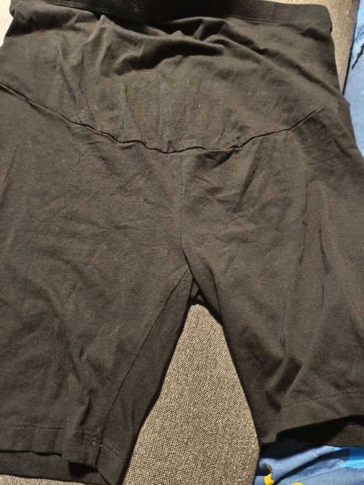 Черен къс клин за бременни Л