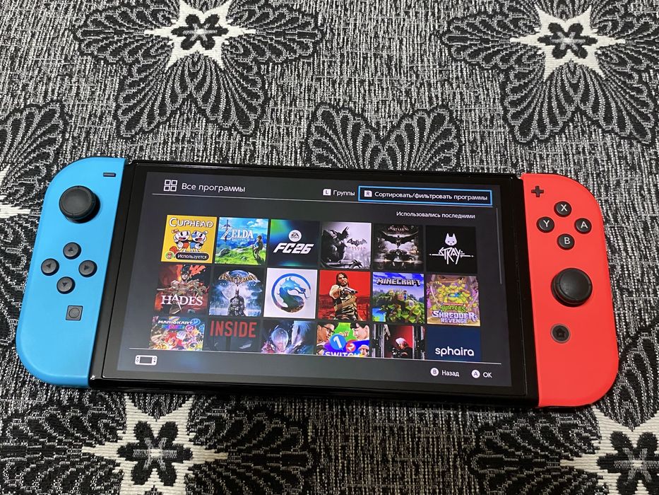 Прошитая Nintendo Switch OLED 512 ГБ