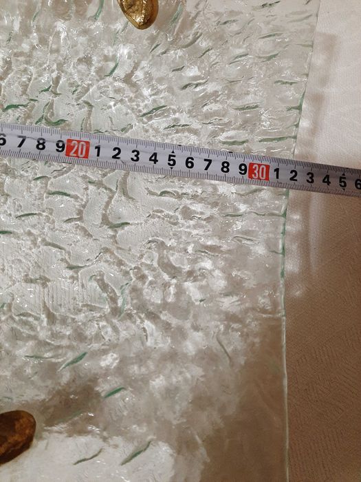 стъклена фруктиера ръчна изработка