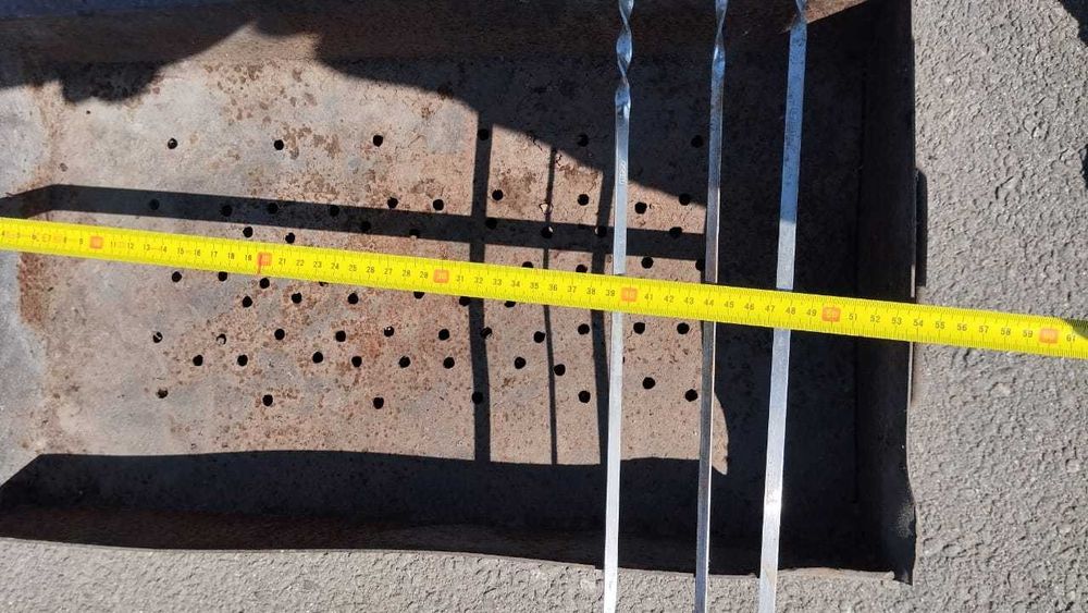 Мангал с 3 шампурами