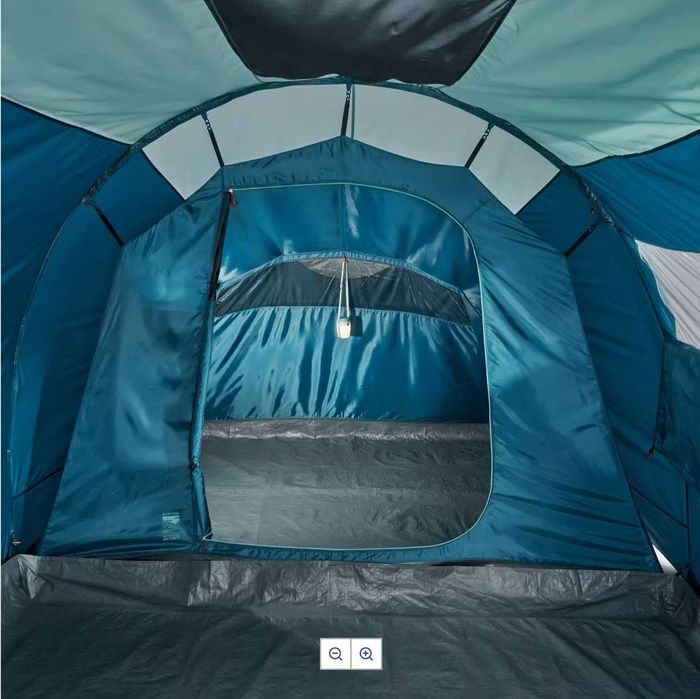Cort Camping 4 Persoane 1 Cameră structură cu bețe