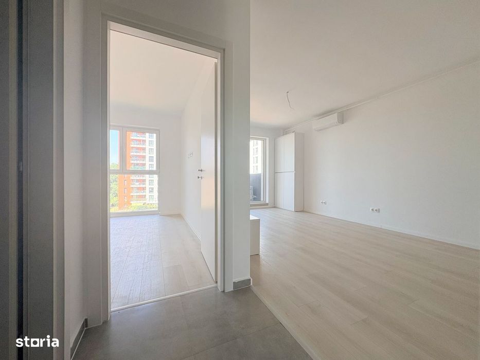 2 camere, partial mobilat si utilat, cu parcare, in complexul Denya