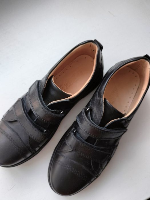 Детские туфли 35 размер турецкие кожаные для мальчика