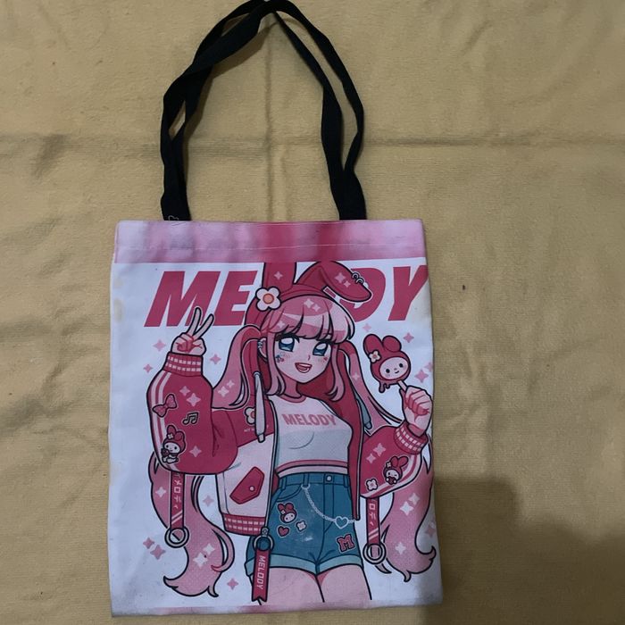 Шоппер девчачья с рисунком