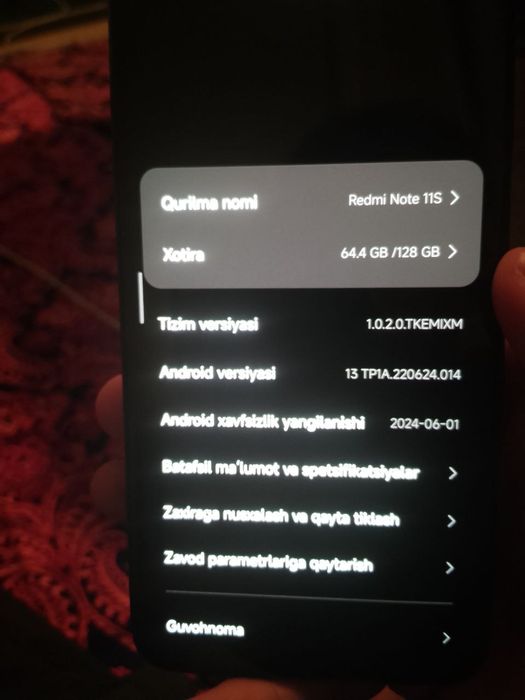 Redmi 11s telefon abmen iphone va samsungga