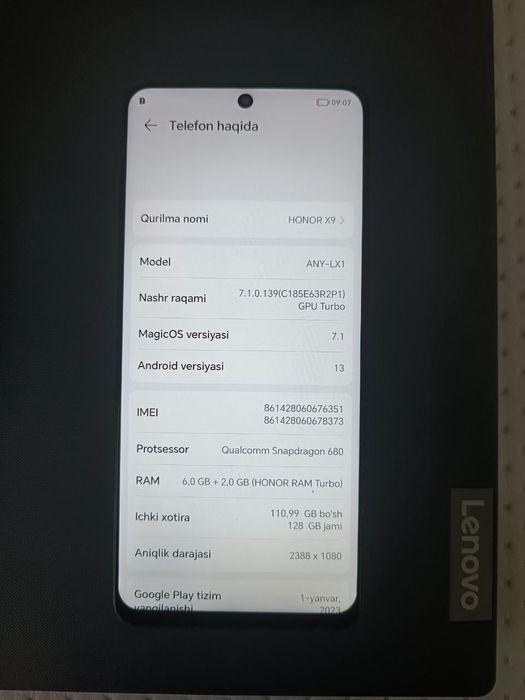 Xonor x9  128tali