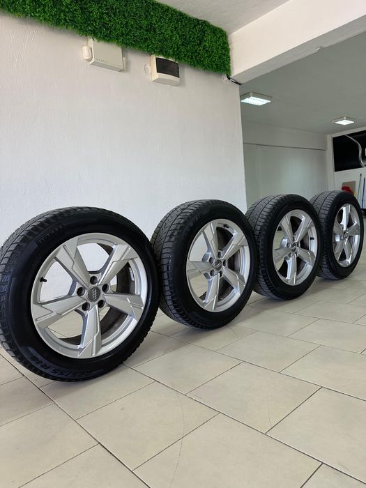 Оригинални джанти с зимни гуми 18 цола Ауди