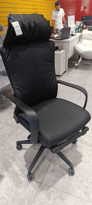 Кресло для офиса и дома -  Jazz (черный синий серый)