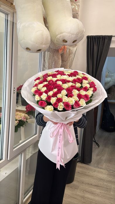 Букет розы свежие