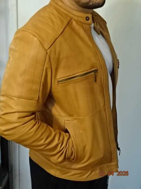 мъжко яке от естествена кожа