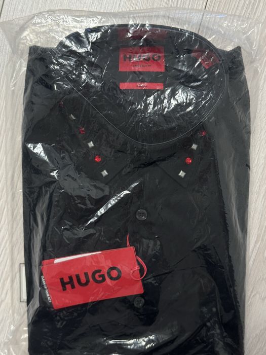 Cămașă HUGO Negru