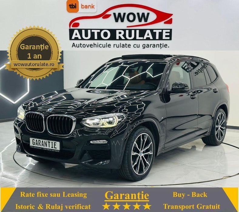 BMW X3 2018 2.0D E6 4X4 Garantie 12 Luni Rate Avans 0 Doar Cu Buletinul
