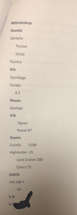 Кузовные запчасти на китайские автомобили Gelly, Changan, Haval, Tank