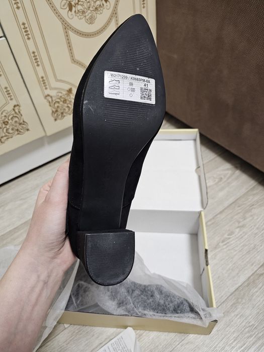 Туфли kari замшевые