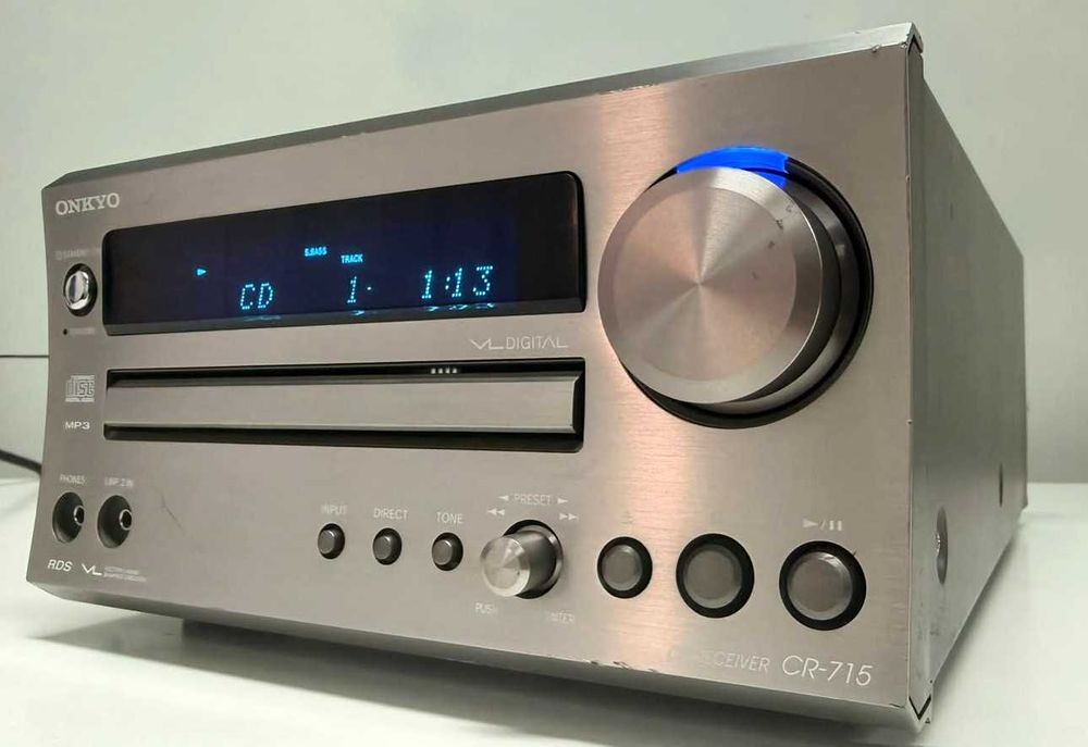 Amplificator Onkyo CR-715 Japan CD Receiver Digital Subwoofer Pre Out Aluminiu