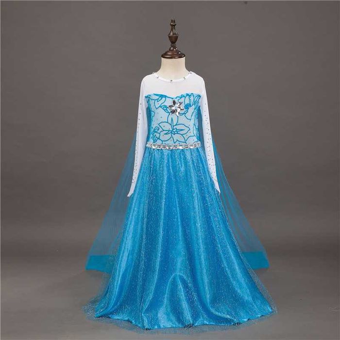 Costum fetita FROZEN - ELSA, regina zapezii