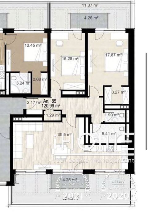 Продава се Тристаен апартамент в София, Зона Б-5 - 146 кв.м за 2465 €/кв.м - Снимка #4